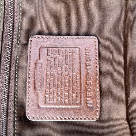 Coach Brown Leather Hobo Shoulder Bag #10043 - Picture 10 of 10